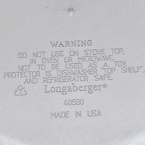 Longaberger Vintage 6.75" Round Basket with Plastic Insert - Picture 5 of 5